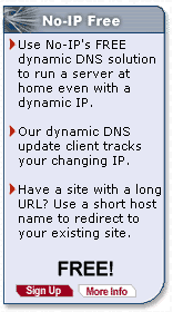 [ 図D-001　No-IP.com Free SignUp画面 ]